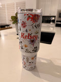 40 oz tumbler Spring Collection