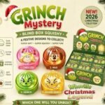 Grinch mystery blind box squishy toy