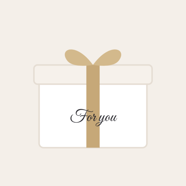 Personalized gift bundle wrapped and ready to give