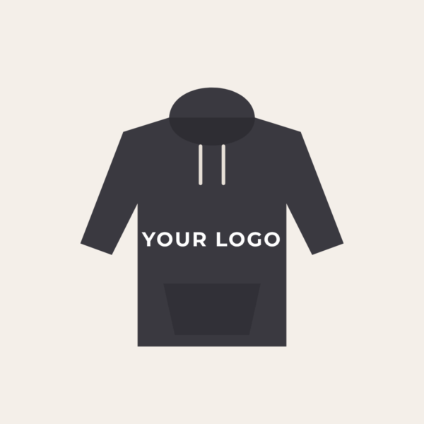 Custom hoodie printed with your logo