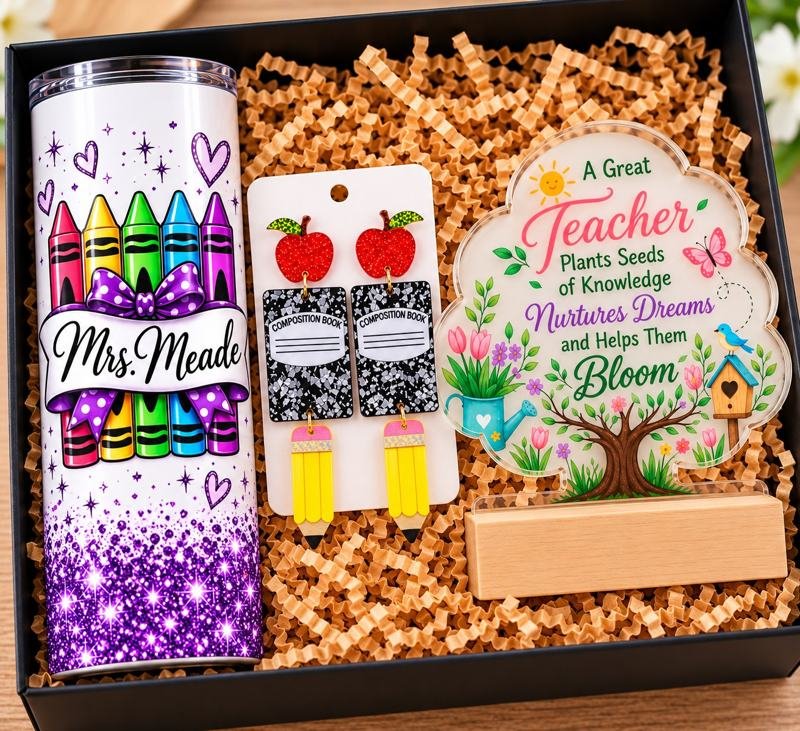 Personalized gift box made by Kaymade Gifts